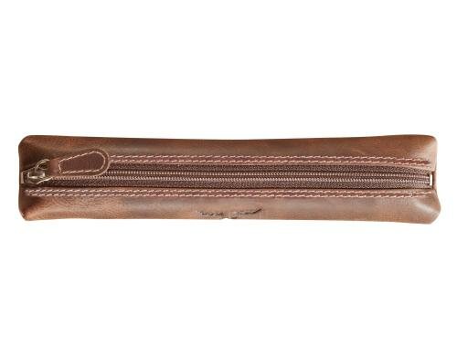 MAVERICK DALIAN MARK II Schlamperetui für 1 Schreibgerät 19x4 cm dbraun