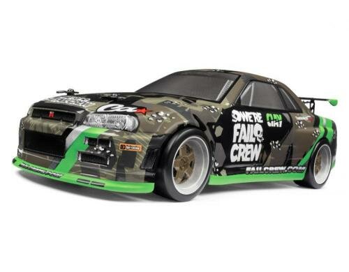 HPI Micro RS4 Drift Nissan Skyline GT-R R34 RTR, 4WD, 2.4GHz, 1:18