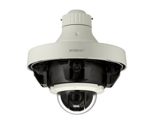 Hanwha Netzwerkkamera PNM-9320VQ Outdoor, 4 Fach Multisensor, 32x, PTZ
