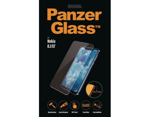 Panzerglass Displayschutz Classic für Nokia 8.1 Edge-to-Edge