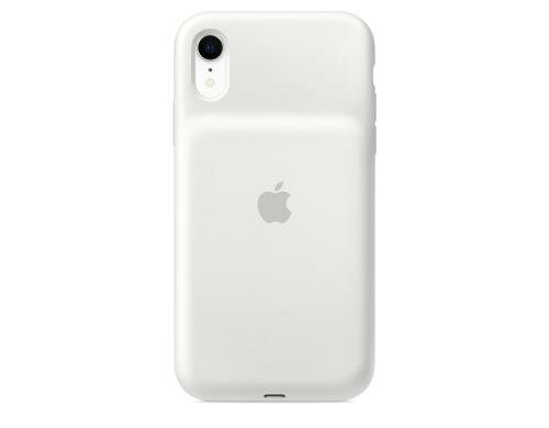 Apple iPhone XR Smart Battery Case Weiss, aus hochwertigem Silikon