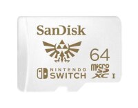 SanDisk microSDXC Card Nintendo Switch 64GB U3, lesen...