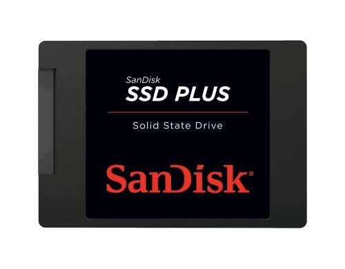 SanDisk SSD Plus 1TB, 2.5, 7mm, TLC SATA3, lesen 535MB/s, schreiben 445MB/s