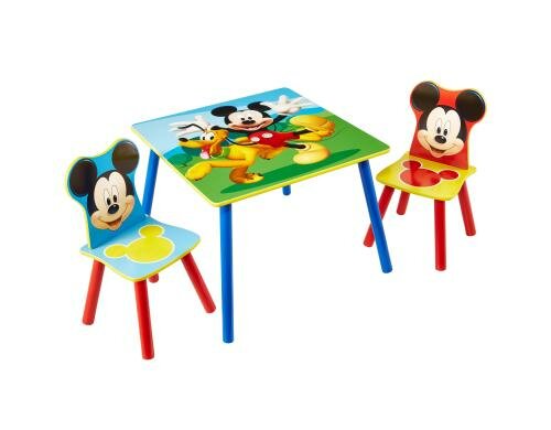 World Apart Kindersitzgruppe Mickey Mouse 1 Tisch, 2 Stühle