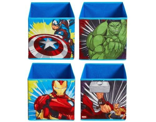 World Apart Spielzeugbox 4er Set Marvel