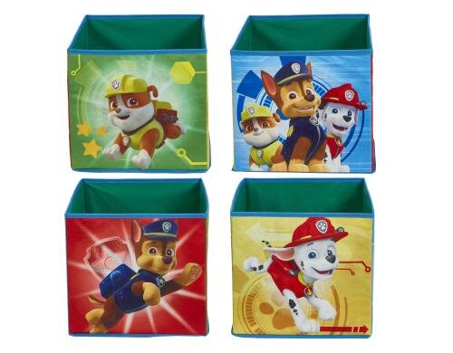 World Apart Spielzeugbox 4er Set Paw Patrol Kids