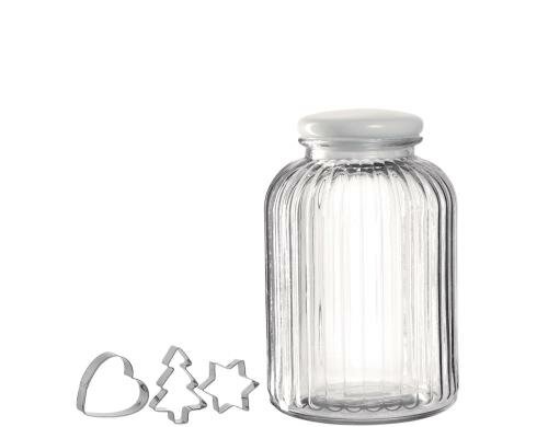 LEONARDO Dose mit Ausstechformen Limito 1 Stück, HxD: 28x18cm