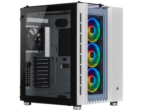 Corsair Midi Tower Crystal 680X WHI RGB 3x 3.5, 4x 2.5, 2xUSB 3.0, 1x USB3.1 Ty-C