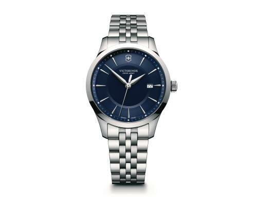 Victorinox Alliance blue dial+bracelet Herrenuhr, Edelstahl, Durchmesser 40 mm