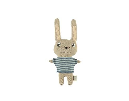 OyOy Plüschtier Baby Felix Rabbit 32 x 14 x 8 cm, 100% Baumwolle