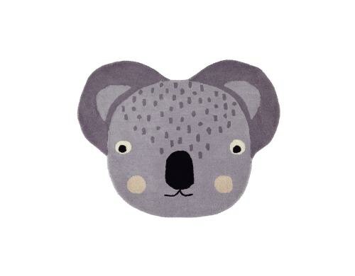 OyOy Teppich Koala 100 x 85 cm, 80% Wolle - 20% Baumwolle