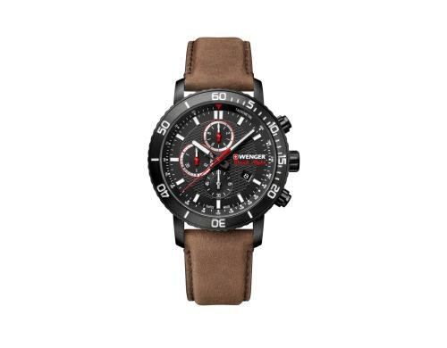 Wenger Roadster Black Night C.01.1843.107 Lederarmband, D:44 mm