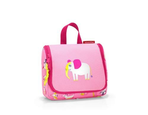 Reisenthel Kindernecessaire toiletbag kids S,ABC Friends pink, 1.5 l, 18.5 x 16 x 7 cm