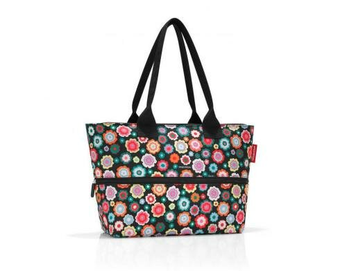 Reisenthel Schultertasche shopper e1 happy flow, Volumen kann vergrössert werden