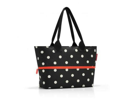 Reisenthel Schultertasche shopper e1 mixed dots, Volumen kann vergrössert werden
