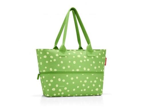 Reisenthel Schultertasche shopper e1 spots green Volumen kann vergrössert werden
