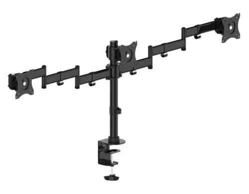 MB Tischstä Basic, triple, schwarz/3385 Für 15-27 Bildschirme, max VESA 100x100