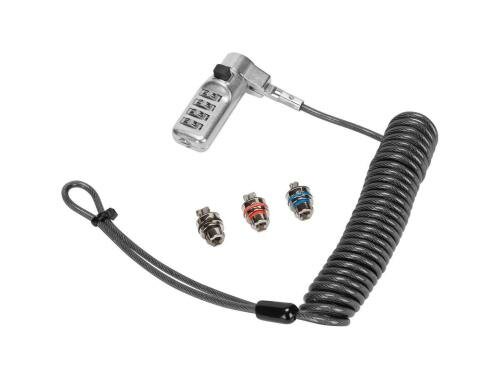 Targus 3-in-1 Coiled Combin Lock