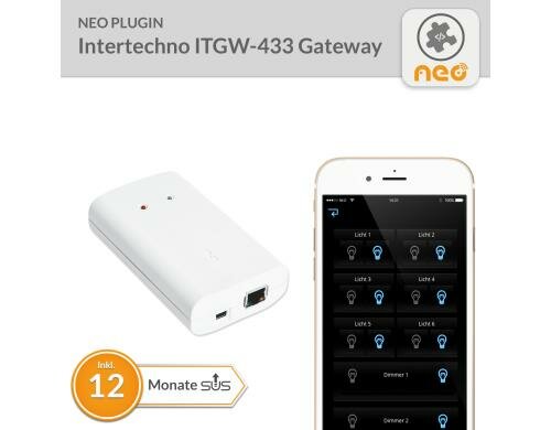 NEO Plugin Intertechno ITGW-433 Gateway inkl. 12 Monaten SUS
