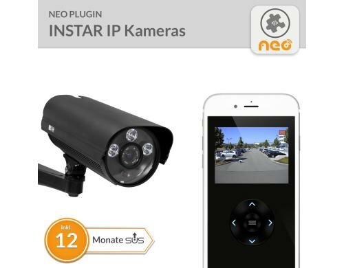 NEO Plugin INSTAR IP Kameras inkl. 12 Monaten SUS