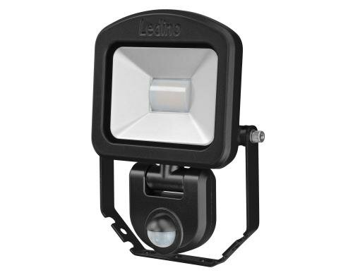 Ledino LED-Strahler m. Sensor Charlottenburg 10BWI, 10W,3000K,schw.