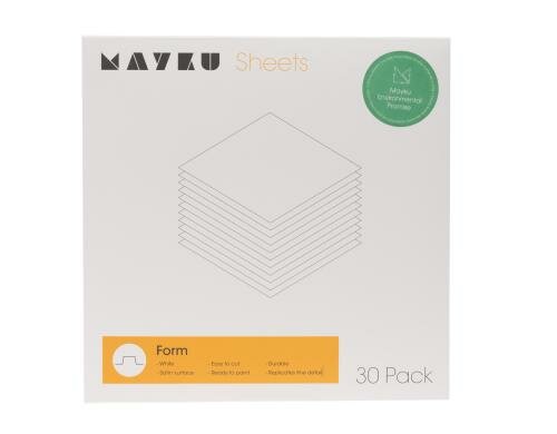 Mayku Form Sheets 30 Stk, 0.5mm, weiss
