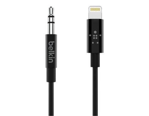 Belkin 3.5mm Klinken mit Lightning 1.2m Lightning, 3.5mm, Lightning