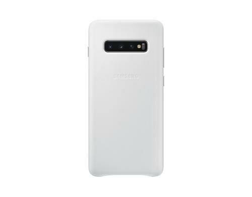 Samsung EF-VG975 Leather Cover white f Galaxy S10+