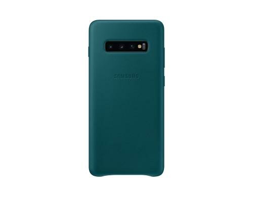 Samsung EF-VG975 Leather Cover green f Galaxy S10+