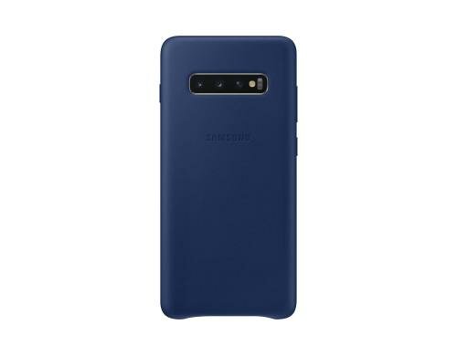 Samsung EF-VG975 Leather Cover navy f Galaxy S10+