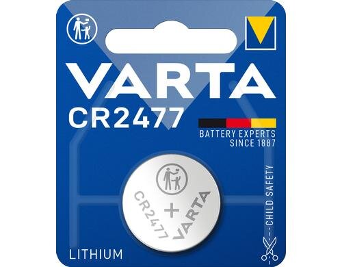VARTA Knopfzelle Electronics CR2477 1er