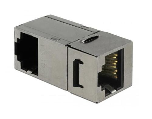 Delock Keystone Modul Cat.6, geschirmt extern:RJ45 Buchse, Intern:RJ-45 Buchse 90°