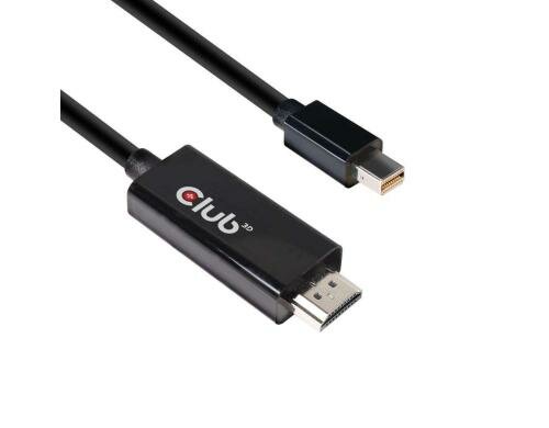 Club 3D, mDP 1.4 auf HDMI 2.0b HDR Kabel 2.0 Meter, aktiv