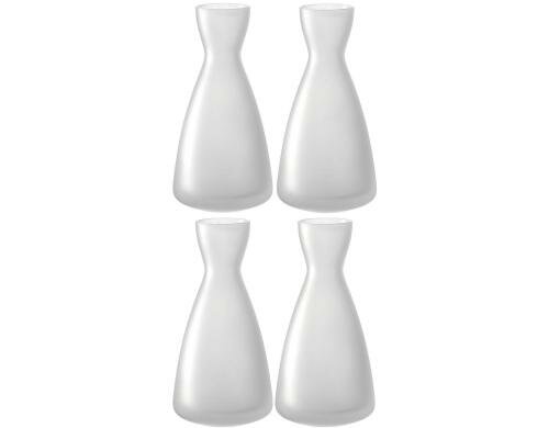 Leonardo Vase 14cm weiss Milano 4 Stück, Höhe: 14cm, D: 7cm