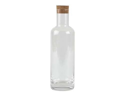 Villa Glasflasche mit Deckel klar 7.5x25.8 1 Stück, DxH: 7.5 x 25.8 cm Vol: 0.7 l