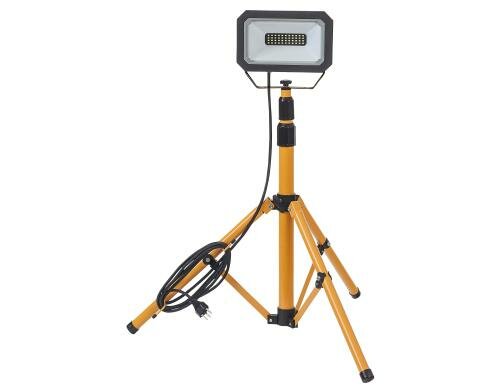 STEFFEN LED Strahler Worklight 50W 4000lm 6500K, IP65, Stativ, höhenverstellbar