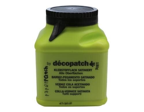 décopatch Klebstofflack seidenmatt 180ml Klebt und bildet gleichzeitig Schutzschicht