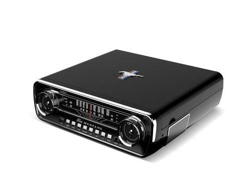 ION Mustang LP Schwarz Music-Center, Plattensp.,Kassette, USB
