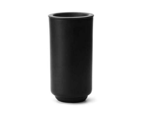 Morsö Aufbewahrungskrug Plateau 1.2 l, schwarz matt glasiertes Porzellan