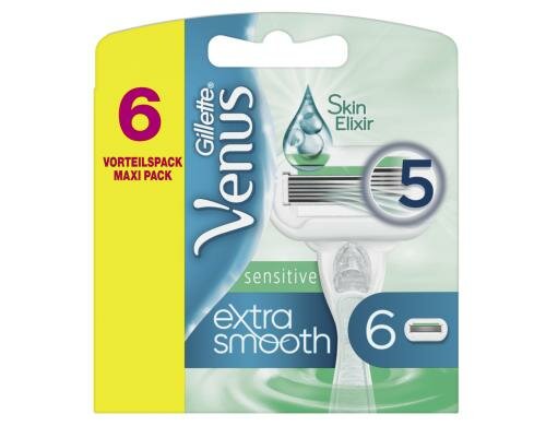 Gillette Venus Klingen Extra Smooth Sens. 6 6 Stück