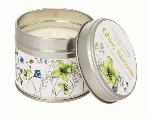 Stoneglow Duftkerze Citrus Blossom Dose 140 gr, Brenndauer ca. 25h