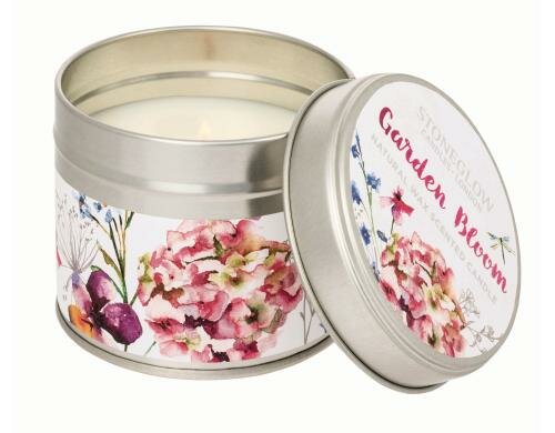 Stoneglow Duftkerze Garden Bloom Dose 140 gr, Brenndauer ca. 25h