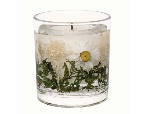 Stoneglow Duftkerze Cotton Daisy Gel 75 gr, Brenndauer ca. 15h