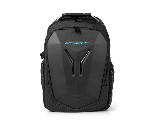 ERAZER X89077 Premium Gaming Rucksack inkl. Regenschutz, integr. USB Port