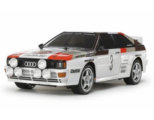 Tamiya TT-02 Audi Quattro A2 Bausatz, 1:10, 4WD