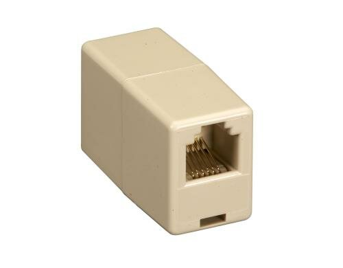 Telefon Kupplungsadapter RJ-12, Cat.3 6Pins mit 6 Konnektoren