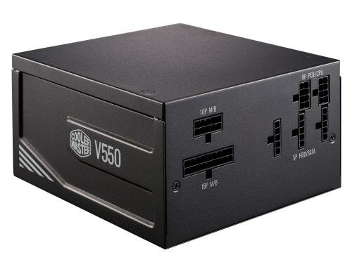 Netzteil Cooler Master, V Serie 550W 1x135mm Lüfter, 8xSATA, aktiv PFC, ATX 2.3