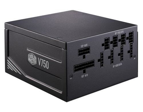 Netzteil Cooler Master, V Serie 750W 1x12cm Lüfter, 12xSATA, aktiv PFC, ATX 2.3