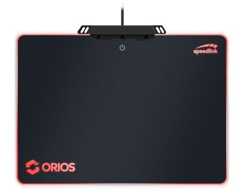 Speedlink Orios RGB Mausmatte, schwarz Beleuchtbare RGB Mausmatte