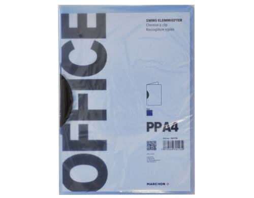 Office Fächermappe PP A4 schwarz